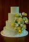 Elegantly Iced Custam cakes Wedding cakes